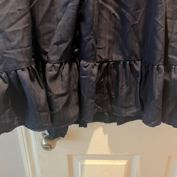 SHEIN Navy Blue Lace Midi Dress - Picture 4 of 4